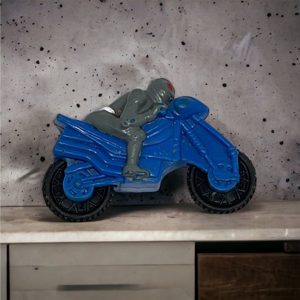 Saban Applause Masked Rider Magno Motorcycle 1996 Blue 2" Figure RARE